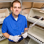 University of Illinois comparative biosciences professor Matt Allender developed a faster, more accurate and less invasive test for a fungus that is killing snakes in the Midwest and eastern U.S.