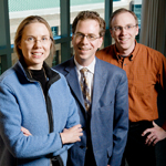 Illinois researchers Nancy Sottos, Scott White and Jeff Moore have developed vascularized structural composites, creating materials that are lightweight and strong with potential for self-healing, self-cooling, metamaterials and more.