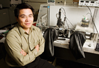 Min-Feng Yu, a professor of mechanical science and engineering, and an affiliate of the Beckman Institute, has developed a new process for creating complex, three-dimensional nanoscale structures.