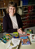 Diane Schmidt, the biology librarian at the U. of I. Library, has built and launched the most complete database of field guides to date. 