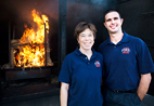 Gavin Horn and Denise Smith are the principal investigators leading a multidisciplinary study looking at lighter, cooler equipment to reduce firefighter injuries and deaths. Horn is the research program coordinator in the Illinois Fire Safety Institute and a visiting research scientist in the U. of I. mechanical science and engineering department; Smith is a research scientist at the institute and a professor at Skidmore College.
