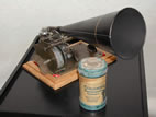 Columbia Graphophone, Type Q, 1899, with two-minute cylinder of Patrick Gilmore Band performing 