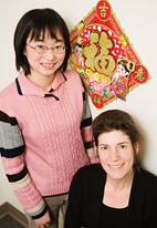 Eva Pomerantz, right, an Illinois professor of psychology, and graduate student Qian Wang studied the effects of parenting styles in China and the U.S. The study is the first to definitively show that the effects of parents' control and autonomy support are quite similar in the two cultures No other study has examined the effects of parenting styles over time and in socio-economically equivalent families in the two cultures.