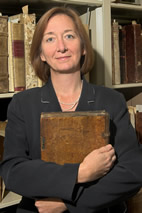 Valerie Hotchkiss, is the head of the Rare Book & Manuscript Library, which has secured a three-year grant from the Mellon Foundation to catalog the one-third of its collection uncataloged.