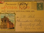 Postcard from the Pythian Bath House.