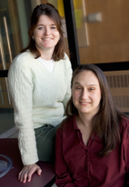 Dorothy Espelage, left, a professor of educational psychology, and her graduate student Anita Hund have found a connection between childhood sexual abuse and a higher risk for eating disorders.