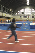 Many students and faculty and staff members walk regularly on the indoor track of the UI Armory. To gain more knowledge about the issues of walking and its health benefits, the UI and the American College of Sports Medicine are hosting a conference on the Urbana campus Oct. 13-15.
