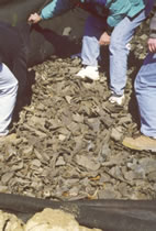 UI researchers are evaluating the use of shredded tires as a drainage material in waste-containment systems.