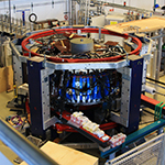 Bon voyage The plasma device is shown at the Max Planck Institute for Plasma Physics as it was being disassembled and prepared for shipment to Illinois.