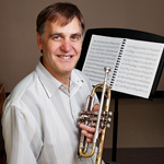 Charles Daval, an assistant professor of trumpet in the School of Music in the College of Fine and Applied Arts