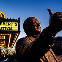 Roger Ebert statue