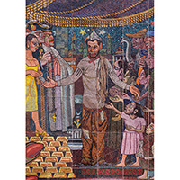 Image of a detail of the Diego Rivera painting 