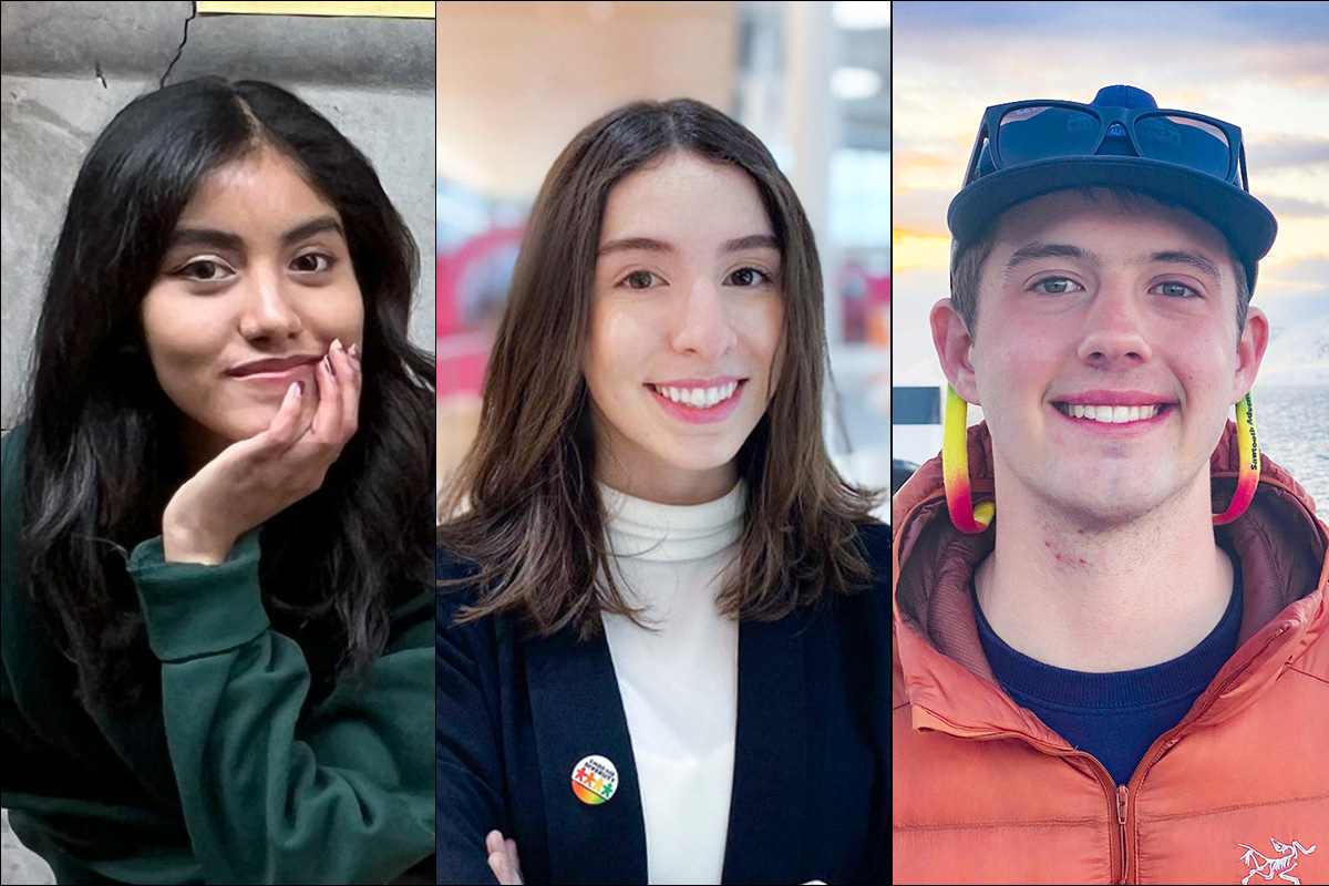 Three University of Illinois students received U.S. Department of State Critical Language Scholarships to study foreign languages this summer.