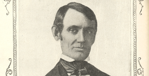 A magazine photo of a 30-something Abraham Lincoln.