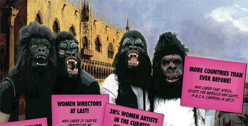 Guerrilla Girls "Benvenuti alla Biennale Femminista!" (detail), 2005-2012
