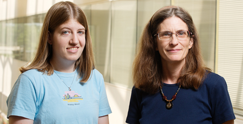 University of Illinois pathobiology professor Marilyn O'Hara Ruiz, right, and graduate student Allison Gardner identified the physical factors associated with increased numbers of disease-carrying mosquito larvae in Chicago catch basins.