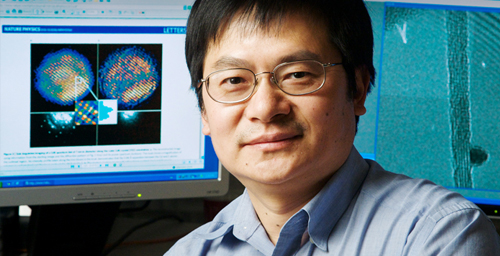 Jian-Min (Jim) Zuo, a professor of materials science and engineering, has developed a new imaging technique that can reveal the atomic structure of a single nanocrystal with a resolution of less than one angstrom (less than one hundred-millionth of a centimeter).