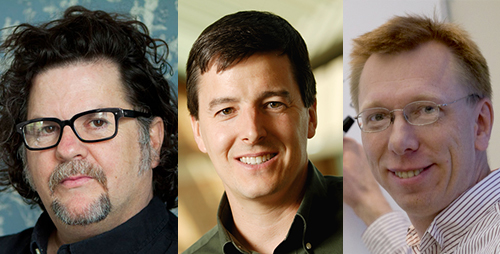 U. of I. dance professor Tere R. O'Connor, materials science and engineering professor John A. Rogers and chemistry professor Wilfred A. van der Donk have been elected to the American Academy of Arts and Sciences.  Click photo to enlarge