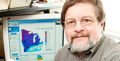 Although some people claim to love winter, there are few that enjoy record snowfall more than the people who work at the Illinois State Water Survey. Steve Hilberg, the director of the Midwestern Regional Climate Center, said that although its no record-breaker (yet), the winter of 2010-11 has yielded more than 39 inches of snow in this area with average temperatures at 5 degrees below normal.