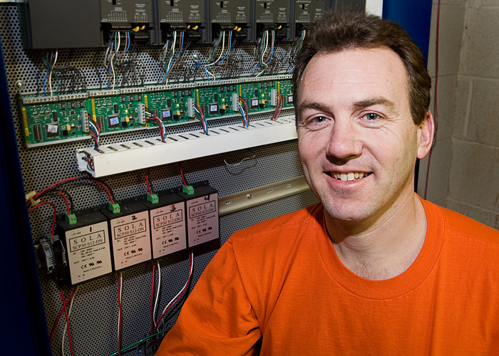 Ted Burgin is an electrician in the Facilities and Services Divsion and has been at the UI for 10 years.