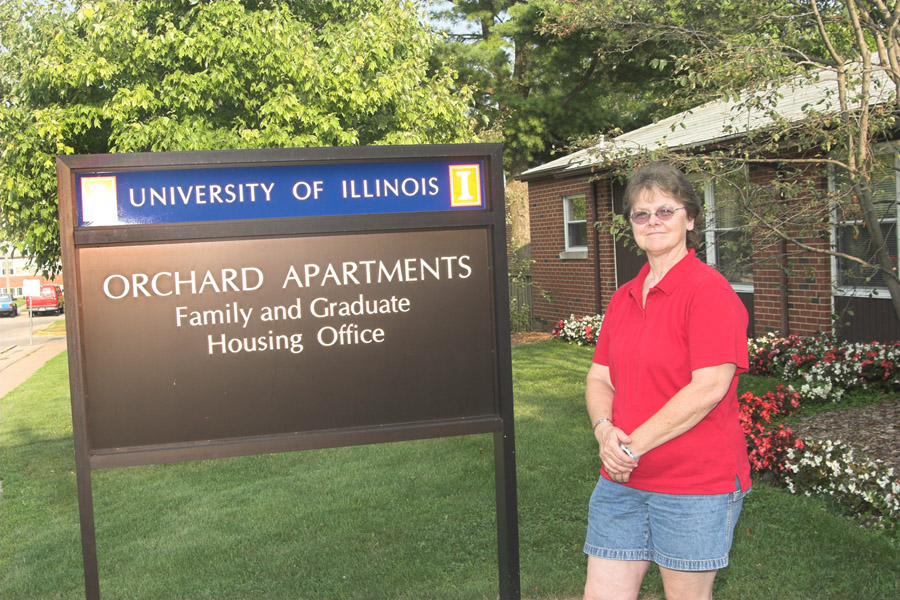 Darlene Schweighart is a building service worker in the Housing Division.