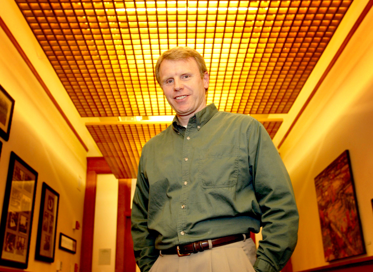 Bruce Litchfield, professor of agricultural engineering, is one of the 2003-04 Distinguished Teacher/Scholars. The annual program recognizes exemplary teachers and supports projects they develop to enhance student learning and pedagogy on campus. Litchfield is developing instructional modules for community-based learning courses.