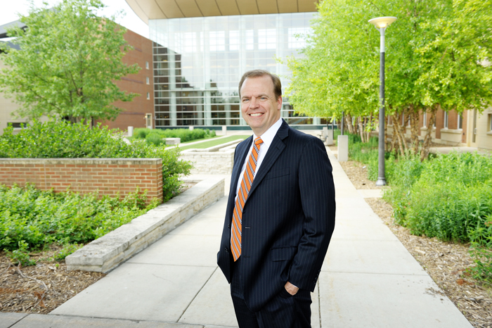 Jeffrey R. Brown, the William G. Karnes Professor of Finance, has been named the 10th dean of the College of Business, pending approval by the U. of I. Board of Trustees.
