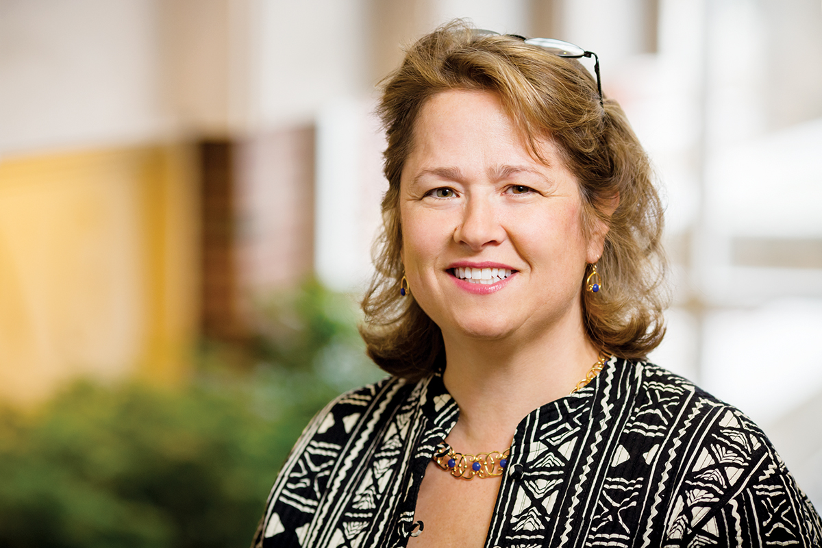 Photo of Robin Fretwell Wilson, the Roger and Stephany Joslin Professor of Law and the director of the Program in Family Law and Policy at the University of Illinois College of Law.