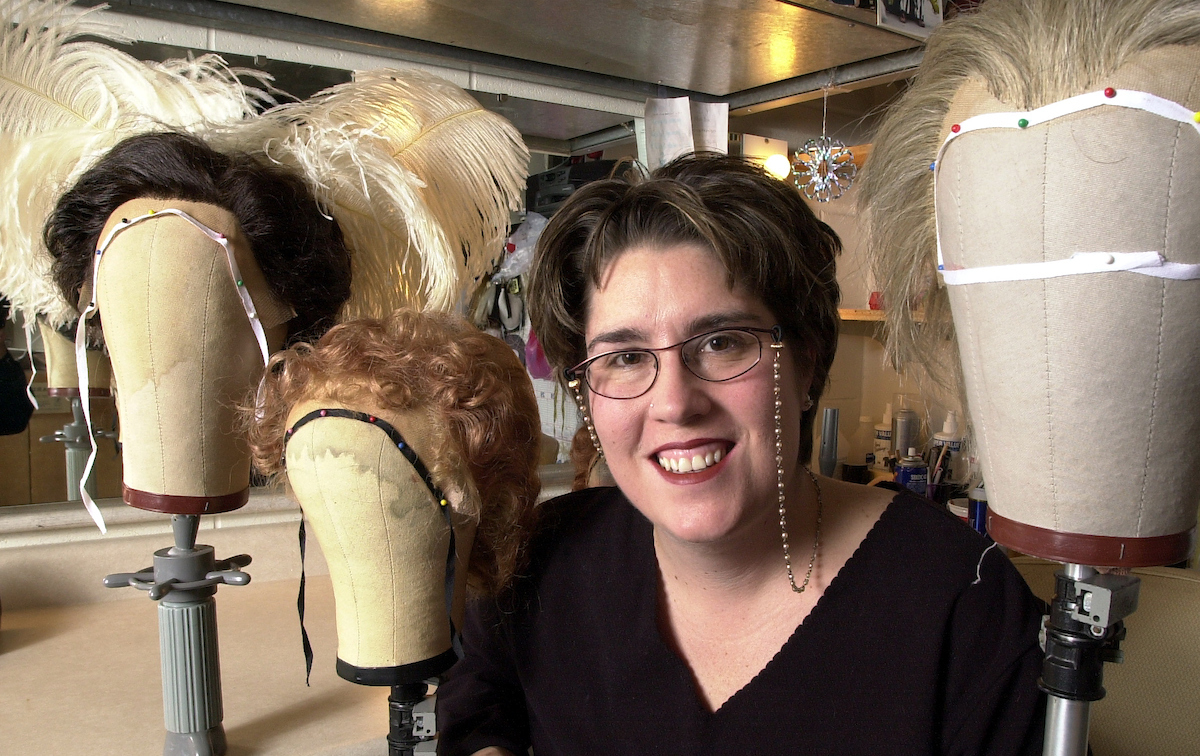 Lisa Lillig is a wig and makeup director, Krannert Center for the Performing Arts. She’s worked for the theater department for six years, and holds a masters of fine arts degree from the UI in costume technology.