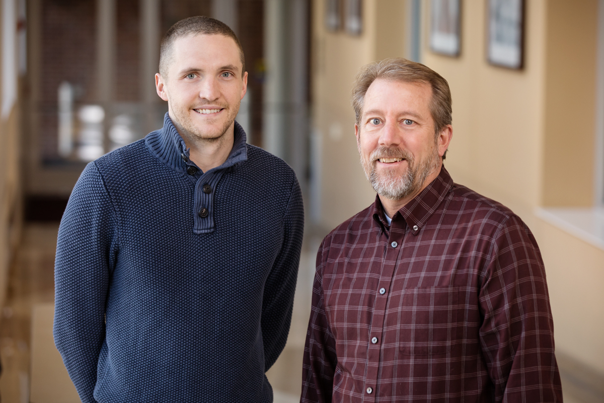 Jacob Allen, left, Jeffrey Woods and their colleagues found that exercise alters the microbial composition of the gut in potentially beneficial ways.