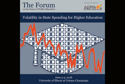 The Volatility in State Spending for Higher Education conference will explore the impact of unpredictable state support on various stakeholder groups, including students and postsecondary institutions.