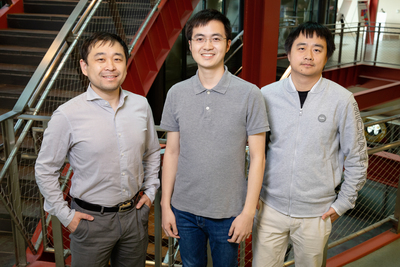 Professor Kaiyu Guan, left, graduate student Yunan Luo and professor Jian Peng have developed a new algorithm that solves an age-old dilemma plaguing satellite imagery  whether to sacrifice high spatial resolution in the interest of generating images more frequently, or vice versa. Their algorithm can generate daily continuous images going back to the year 2000.