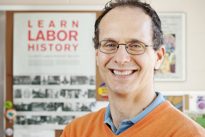 Photo of Robert Bruno, a professor of labor and employment relations at Illinois.