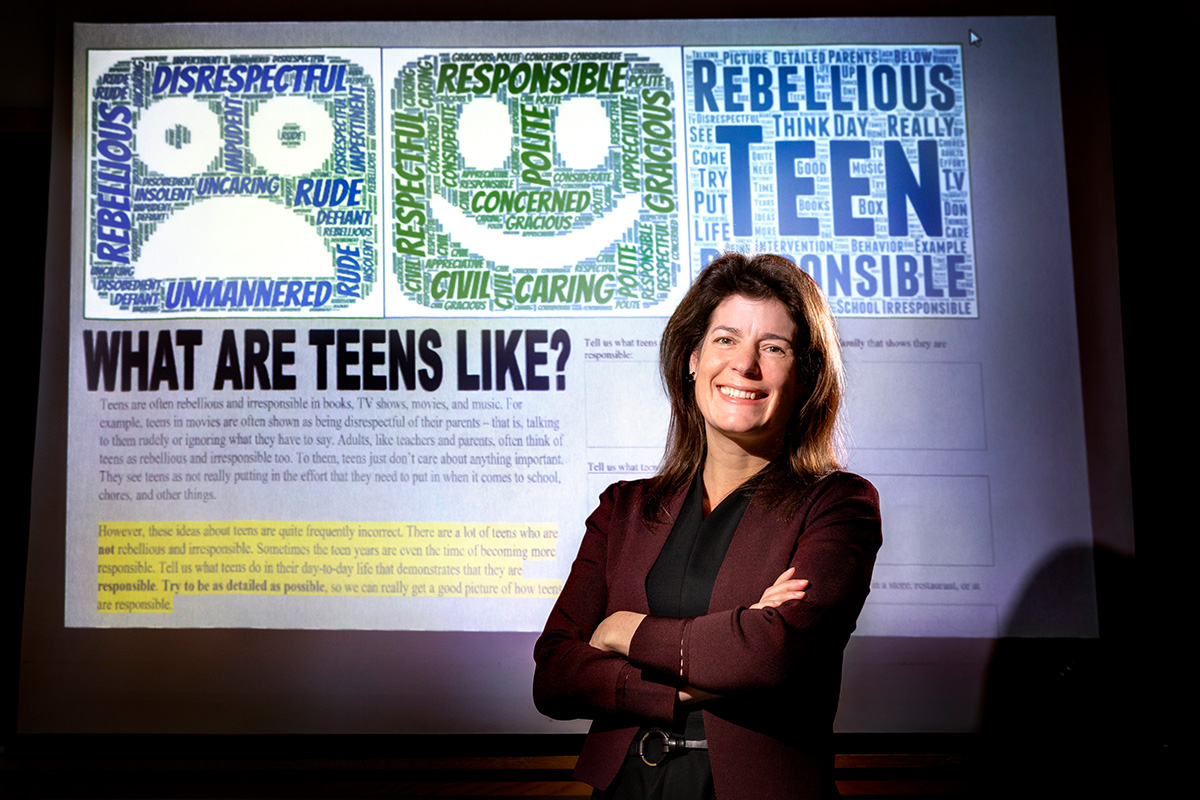 Psychology professor Eva Pomerantz and her colleagues found that middle school students’ stereotypes about adolescence influence their own behavior.