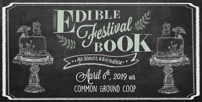 Graphic announcing the Edible Book Festival