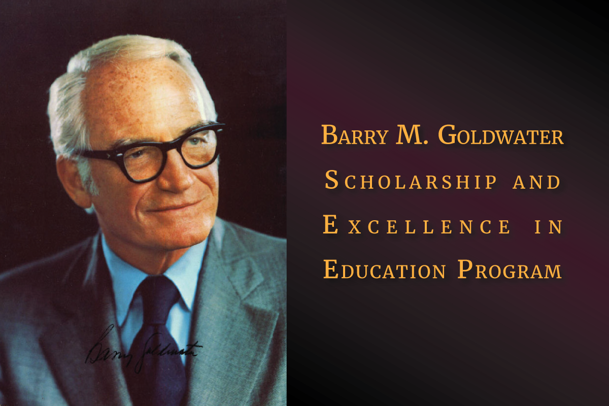 The Barry M. Goldwater Scholarship and Excellence in Education Program was established by Congress in 1986 to honor Goldwater, who served 30 years in the U.S. Senate.
