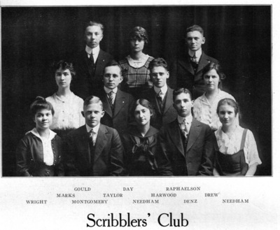 Members of the Scriblers Club
