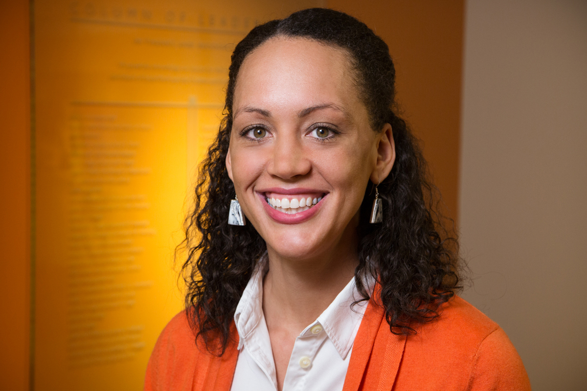 Photo of U. of I. social work professor and perinatal depression expert Karen M. Tabb