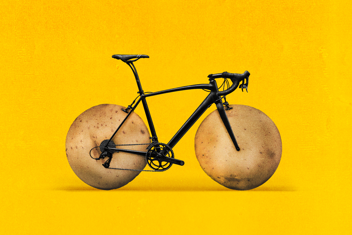 According to a new study of bicycle enthusiasts, potatoes make a savory alternative to sweetened commercial gels used by athletes for a quick carbohydrate boost during exercise.
